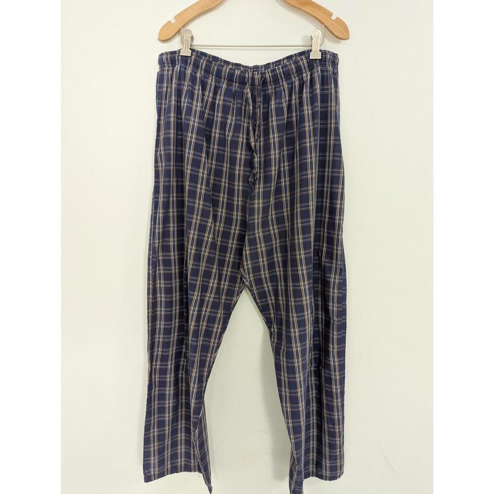 Unbranded Men's Plaid Loungewear Pants Size Large Cotton Sweatpants